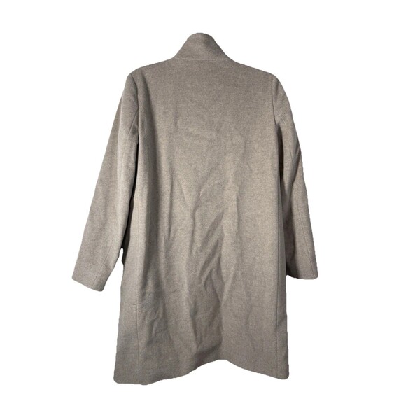 Cinzia Rocca Icons Oatmeal Wool/Cashmere Coat Inverted Notch Collar NWT Size 6 - Picture 10 of 16